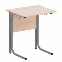 Стол ученический одноместный на круглой трубе - fgospostavki.ru - Салехард