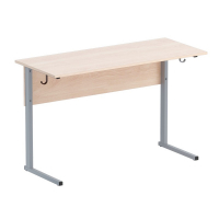 Стол ученический двухместный на прямоугольной трубе - fgospostavki.ru - Салехард