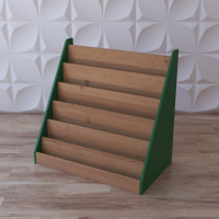 Стеллаж-витрина для книг "Познавательная горка" - fgospostavki.ru - Салехард