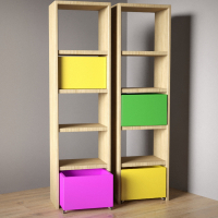 Стеллаж «Детская радость» - fgospostavki.ru - Салехард