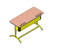 Стол ученический "Асташка -2" двухместный регулируемый - fgospostavki.ru - Салехард