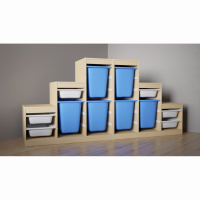 Стеллаж «Голубые облака» - fgospostavki.ru - Салехард