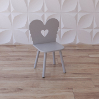 Стул «Ангельское сердечко» белый - fgospostavki.ru - Салехард