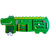 Бизиборд «Зелёный крокодильчик» - fgospostavki.ru - Салехард