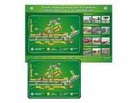 Электрифицированный стенд-тренажер "План-схема района расположения образовательного учреждения" - fgospostavki.ru - Салехард