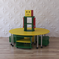 Модульный стеллаж "Весёлый робот" - fgospostavki.ru - Салехард