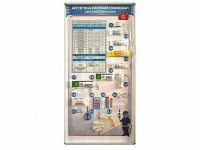 Стенд "Состав автомобильной аптечки" с оригинальными образцами - fgospostavki.ru - Салехард