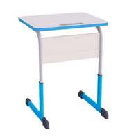 Парта SMARTY KEY одноместная регулируемая по высоте с антивандальной кромкой - fgospostavki.ru - Салехард