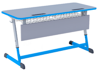 Парта NOMAD двухместная регулируемая по высоте с антивандальной кромкой - fgospostavki.ru - Салехард