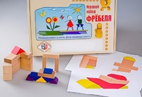 Игровой набор Фребеля "Конструктор деревянный без соединений-2" (Серия "Эксперимент") - fgospostavki.ru - Салехард