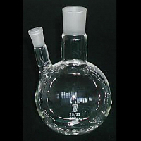 Колба круглодонная с двумя горловинами и шлифами 100 мл. - fgospostavki.ru - Салехард