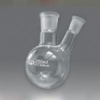 Колба круглодонная с двумя горловинами и шлифами 250 мл. - fgospostavki.ru - Салехард