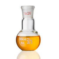 Колба плоскодонная со шлифом 50 мл. - fgospostavki.ru - Салехард