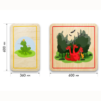 Набор стеновых панелей «Мир сказки - Волшебные герои» - fgospostavki.ru - Салехард