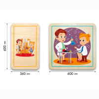 Набор стеновых панелей «Мои увлечения - Весёлые эксперименты» - fgospostavki.ru - Салехард