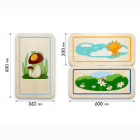 Набор стеновых панелей «Природа нашего края - Прогулка» - fgospostavki.ru - Салехард