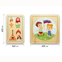 Набор стеновых панелей «Символы России - Культура» - fgospostavki.ru - Салехард