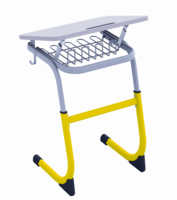 Парта одноместная регулируемая по высоте (наклонная столешница) - fgospostavki.ru - Салехард