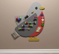 Бизиборд «Перелетный снегирь» - fgospostavki.ru - Салехард