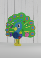 Бизиборд «Радостный павлин» - fgospostavki.ru - Салехард