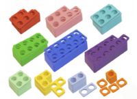 Нумирошка. Набор цветных пластиковых форм 100 шт. по методике Нумикон - fgospostavki.ru - Салехард