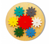 Бизиборд «Цветные шестеренки» - fgospostavki.ru - Салехард