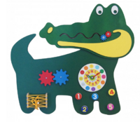 Бизиборд «Зеленый крокодил» - fgospostavki.ru - Салехард