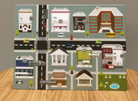 Настенная панель «Городские улицы» - fgospostavki.ru - Салехард