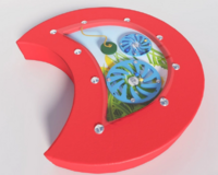 Настенный игровой модуль в виде части гусеницы с весами - fgospostavki.ru - Салехард