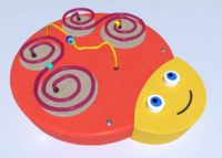 Настенный игровой элемент в виде головы гусеницы - fgospostavki.ru - Салехард