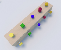 Развивающая панель «Винтовые цветочки » - fgospostavki.ru - Салехард