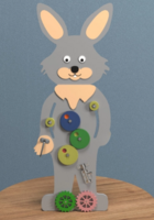 Бизиборд «Пасхальный кролик» - fgospostavki.ru - Салехард