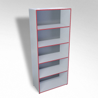 Шкаф широкий открытый ТР1 ЛДСП - fgospostavki.ru - Салехард