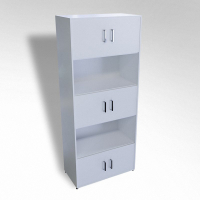 Шкаф широкий полуоткрытый ТР4 ЛДСП  - fgospostavki.ru - Салехард