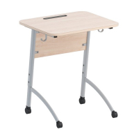 Стол ученический регулируемый на плоскоовальной трубе - fgospostavki.ru - Салехард