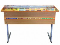 Комплект двухместного стола со стульями для детских автоклассов - fgospostavki.ru - Салехард