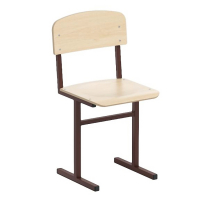 Стул ученический на прямоугольной трубе - fgospostavki.ru - Салехард