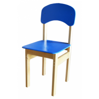 Стул детский (спинка и сиденье цветные) рост. гр. 3 - fgospostavki.ru - Салехард