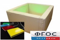 Сухой бассейн интерактивный с клавишами управления (217х217х66 сантиметров) - fgospostavki.ru - Салехард