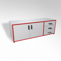 Тумба-пенал горизонтальная ТР ЛДСП  - fgospostavki.ru - Салехард