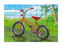 Магнитный пазл "Велосипед" - fgospostavki.ru - Салехард