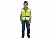 Световозвращающий жилет на молнии для пешеходов - fgospostavki.ru - Салехард