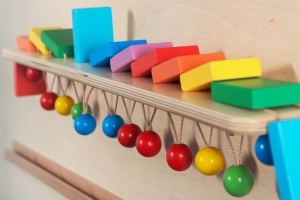 Тактильно-развивающая панель “Разноцветное домино” - fgospostavki.ru - Салехард