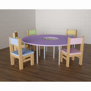 Детский стол «Пончик» - fgospostavki.ru - Салехард