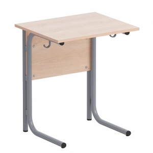 Стол ученический одноместный на круглой трубе - fgospostavki.ru - Салехард