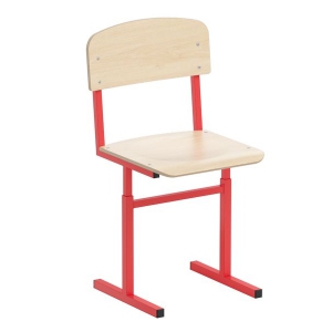 Стул ученический регулируемый на прямоугольной трубе рост. гр. № 1-4 - fgospostavki.ru - Салехард
