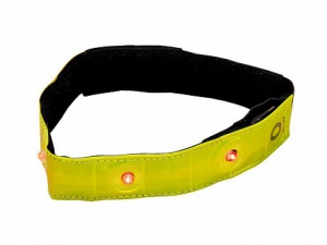 Световозвращающий светодиодный браслет на текстильной застежке - fgospostavki.ru - Салехард