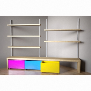 Стеллаж «Яркие дни» - fgospostavki.ru - Салехард