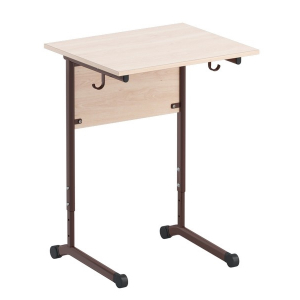 Стол ученический одноместный. Регулируемый по высоте - fgospostavki.ru - Салехард