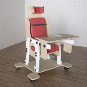 Стул для ребенка с ОВЗ «Новые горизонты» №2 со столешницей красный - fgospostavki.ru - Салехард